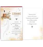 hvdler Grandpa I Love You Card, Funny Father's Day Card from Grandchildren, Heartfelt Birthday Gi...