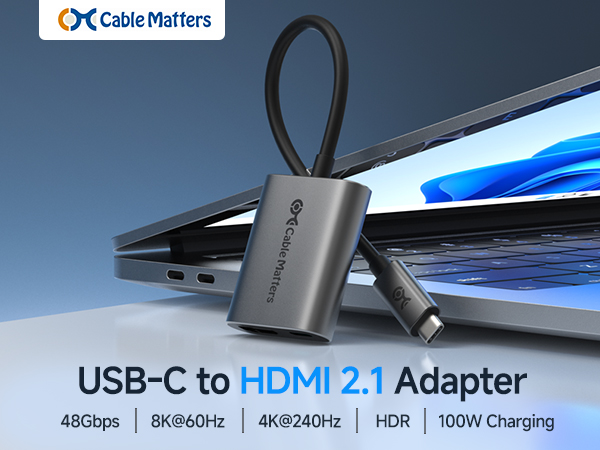 USB C to HDMI 2.1 Adapter