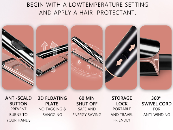 hair straightener for curly hair
