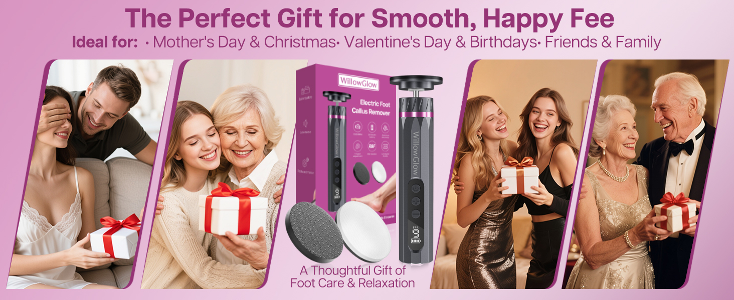Foot scrubber dead skin remover - the perfect gift for smooth feet.