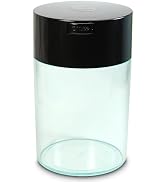 COFFEEVAC 1 LB Airtight Coffee Bean Storage Container, Patented Vacuum Seal, Coffee Grounds Conta...