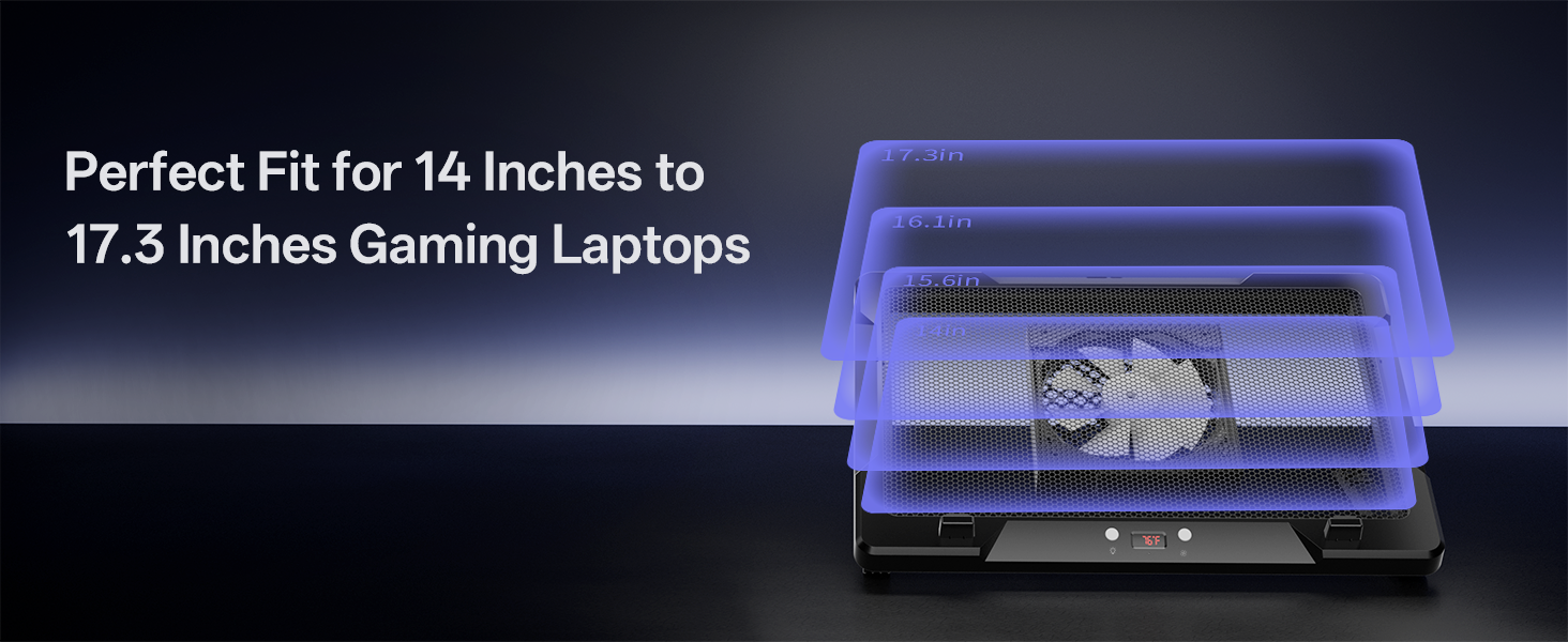 Fit for 14“ to 17.3" Laptops