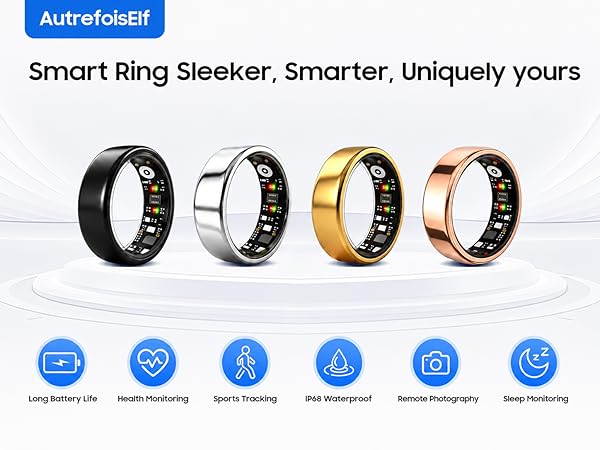 AutrefoisElf Gen 3 Smart Ring: Elegance Meets Advanced Technology