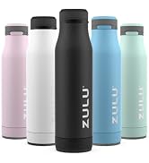 ZULU Ace Vacuum Insulated Stainless Steel Water Bottle with Chug Spout, Leak-Proof Locking Lid an...