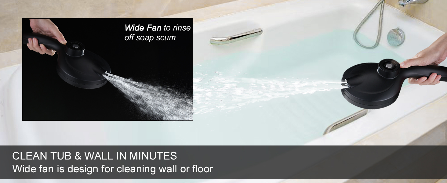 shower head with jets