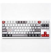JMTCtech Retro 143 Pbt Mechanical Keycap Set, MXD Technology (Anti-Sink, Anti-Scratch, Anti-Fade)...