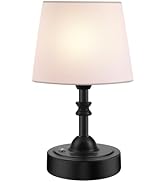 Portable Cordless Table Lamp, 5000mAh Rechargeable Battery Operated Bedside Lamps, 3-Level Dimmab...