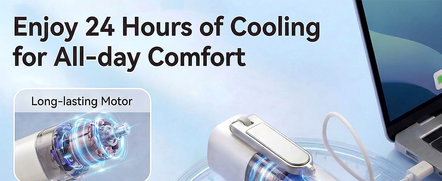 Portable mini handheld fan