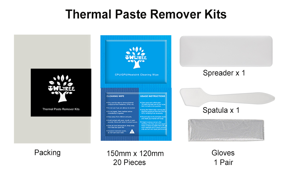 thermal paste remover