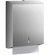 Paper Towel Dispenser Wall Mount - Multifold Trifold Paper Towel Dispensers, Large Capacity Stain...