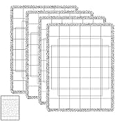 BAOFALI 4PCS 6.5X 8.5inch Stick and Stamp Mat, Low Stcik Mat Multi-Use Low Tack Mat;for DIY Proje...
