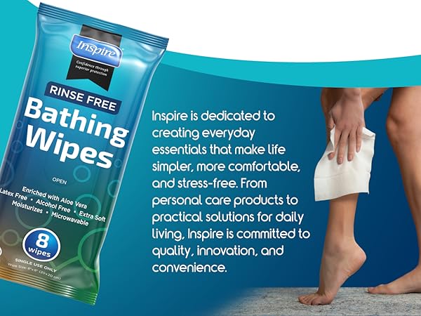 Bathing wipes