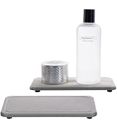 NiuYichee 2 Pcs Water Absorbing Stone Trays, Kitchen/Bathroom Sink Soap Dish, Diatomite Tray Used...