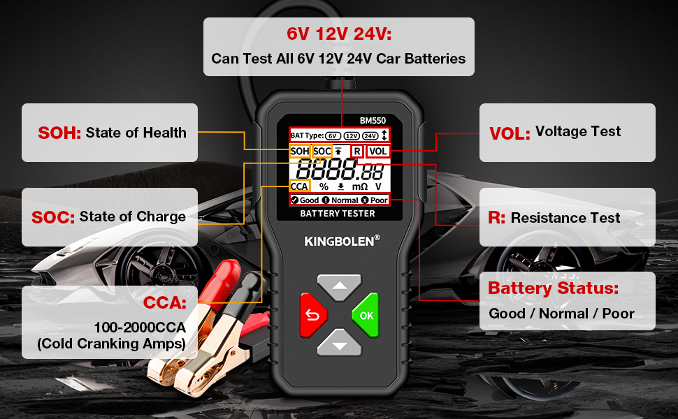 12v battery tester