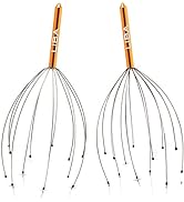 LiBa Scalp Massager Tool in Gold (2-Pack) Head Hair Scratcher Massage No Painful Scratches, Tangl...
