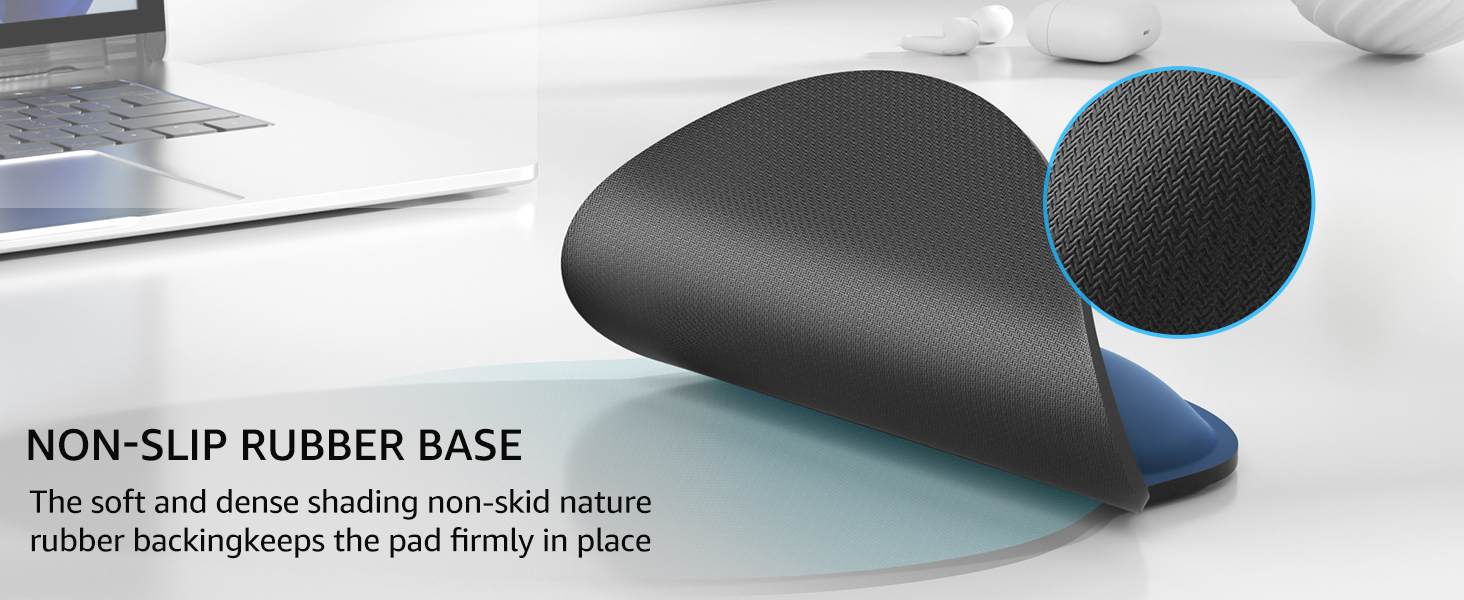 non-slip rubber base