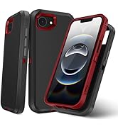 TOPAUX for iPhone 16e Case Heavy Duty Full Body Drop Protection Multi-Layer Impact Resistant Flex...