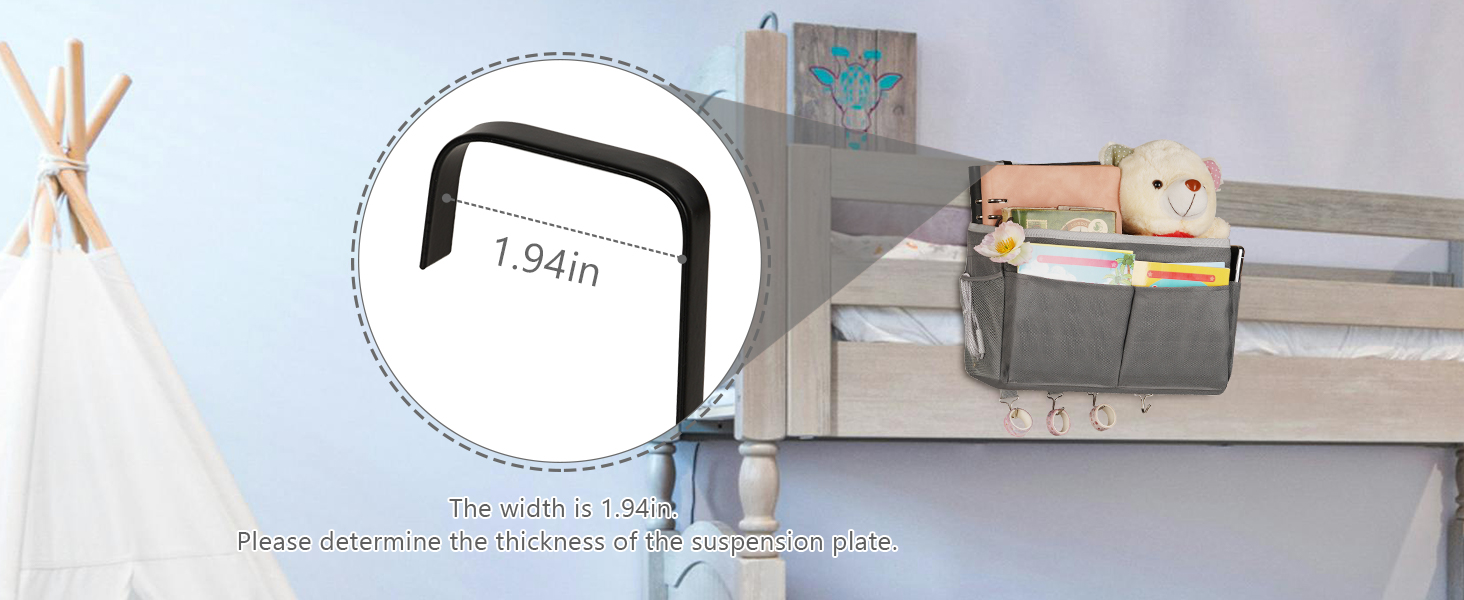 bed bedside storage bag