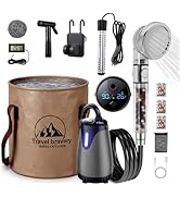 BSEED Portable Shower for Camping, Outdoor Shower for Hiking, Travel