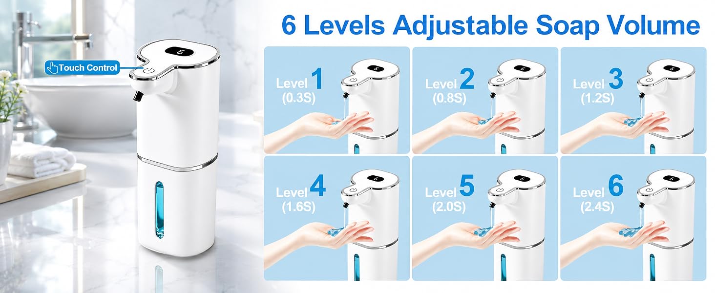 USB Recharge & Durable Foam Soap Dispenser