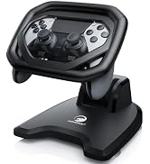 HONCAM Steering Wheel for PS5/PS5 Elite Controllers, Racing Wheel Table Attachment with 4 Suction...
