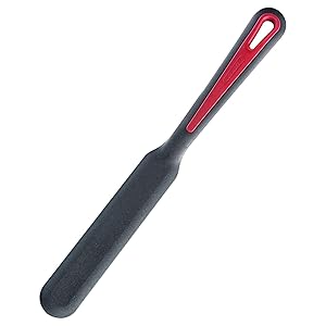 Heat resistant spatula up to 410°F, durable thermoplastic kitchen tool for high temp cooking