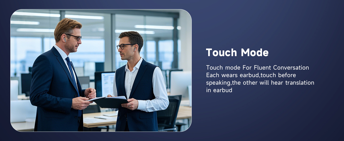 ear buds language translator real time