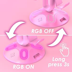 rgb headphone stand A5