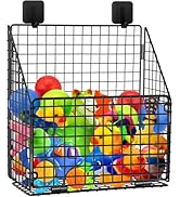 Greentainer Large Bath Toy Storage, Metal Bathtub Shower Toy Holder, Foldable bath Tub Toy Organi...