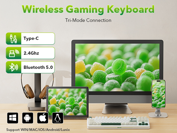 wireless gaming keyboard