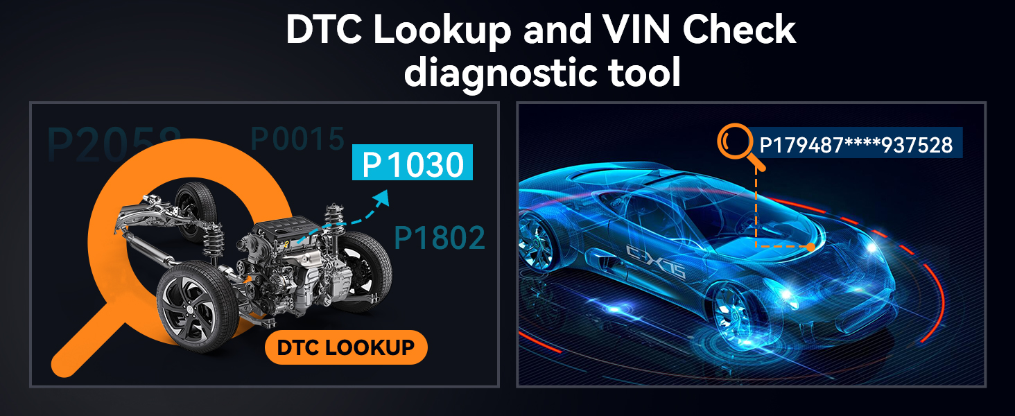 DTC LOOLUP AND VIN CHECK