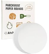 Atchake 9 Inches Round Parchment Paper, 120Pcs Non-Stick Parchment Paper Circles Rounds for Sprin...