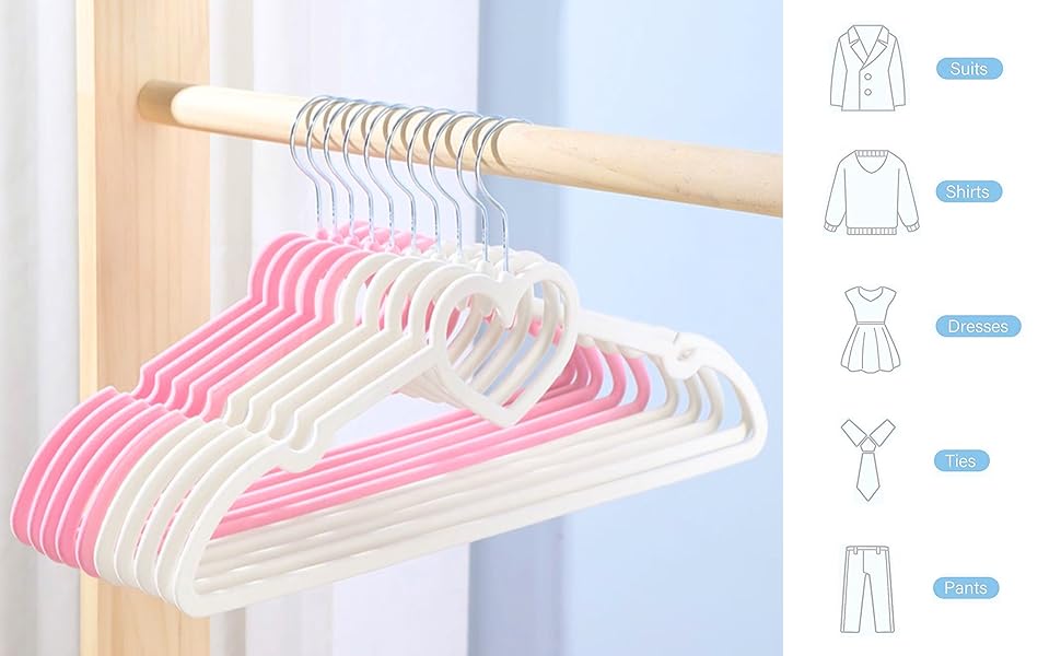 pink hangers