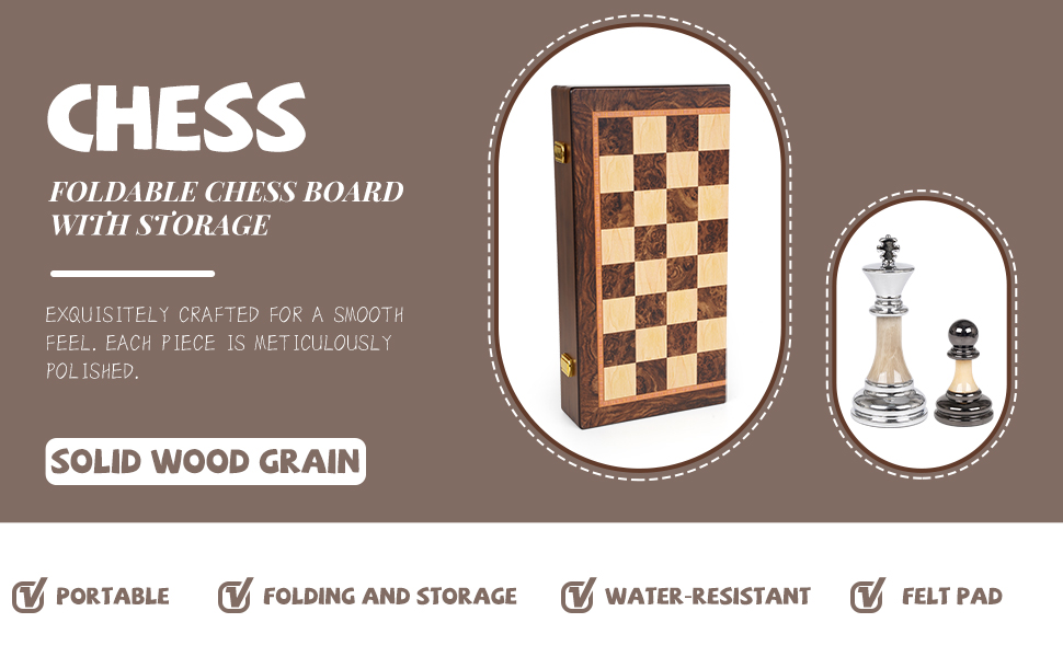 17 Inch Luxury Large Chess Set
