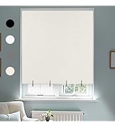 Blackout Roller Shades for Indoor Windows Doors No Drill Cordless Blinds Screen Portable Window C...