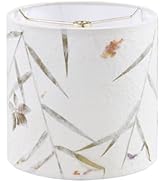 Aspen Creative 31223A, Transitional Drum (Cylinder) Shaped Construction White, 8" Wide (8" x 8" x...