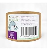 MOTHER EARTH Kraft Paper Tape 2.8" x 44 yds (132ft) for Packaging & Masking | Easy-to-Tear & Writ...