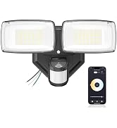 Onforu 32W 3200LM Smart Outdoor Security Light, WiFi Motion Sensor Flood Light with App Control, ...
