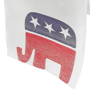Fairly Odd Novelties Republican GOP Logo Novelty Toilet Paper