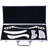 STICKON Stainless Steel Gua Sha Scraping Massage Tool Set IASTM Tools Great Soft Tissue Mobilizat...