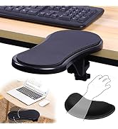 Armrest Support,Keyboard Wrist Rest Pad,with Mouse Wrist Cushion Support for Office Adjustable Wr...