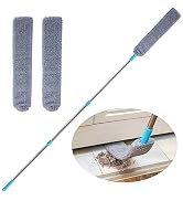 Retractable Gap Dust Clean Under Appliance Microfiber Duster Dust Cleaning Brush with Extendable ...