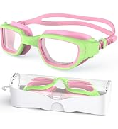 Zeligerstar Kids Swim Goggles,Swimming Goggles for Kids 6-14, Anti-Fog UV Protection Pool Goggles...