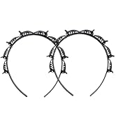 2Pcs Black Double Bangs Hairstyle Hairpin Headband With 8 Small Clips - Women Double Layer Twist ...