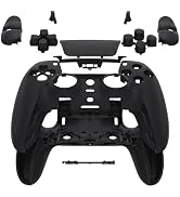 eXtremeRate Full Set Shell with Buttons Touchpad Cover Compatible with ps5 Edge Controller, Black...