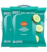 Lume Acidified Deodorant Wipes - 24 Hour Odor Control - Aluminum Free, Baking Soda Free, Skin Lov...