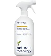 ATTITUDE Bathroom Cleaner Spray, EWG Verified, Plant-Based & Vegan, Safe for Bathroom Surfaces, T...