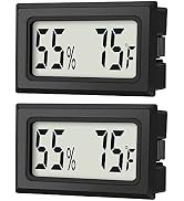 Mini Digital Thermometer 2-Pack Hygrometer Indoor Humidity Monitor Temperature Humidity Gauge Met...