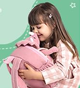Naturally kids backpack with stuffed toys for kids 2-4