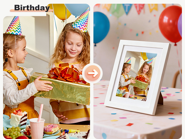 KINLINK Picture Frame is the best choice for a birthday gift.